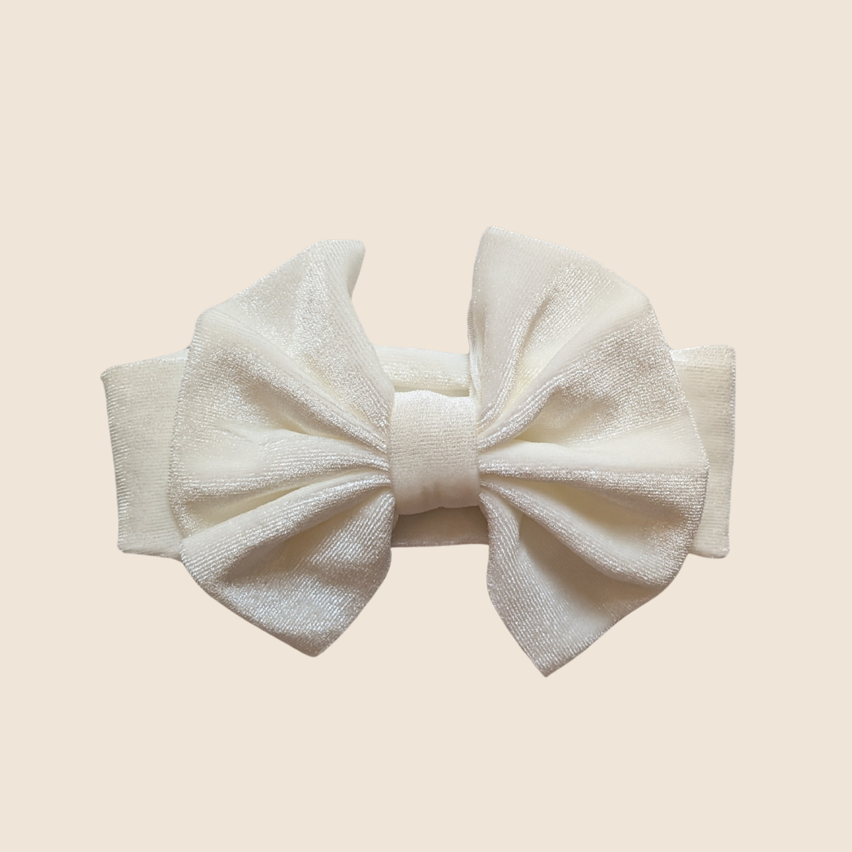Velour Headband with Bow