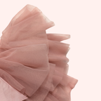 Dusty Pink Tulle Skirt & Floral Headband Set