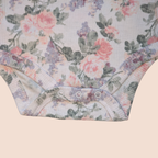 Floral Bodysuit, Shorts + Sun Hat