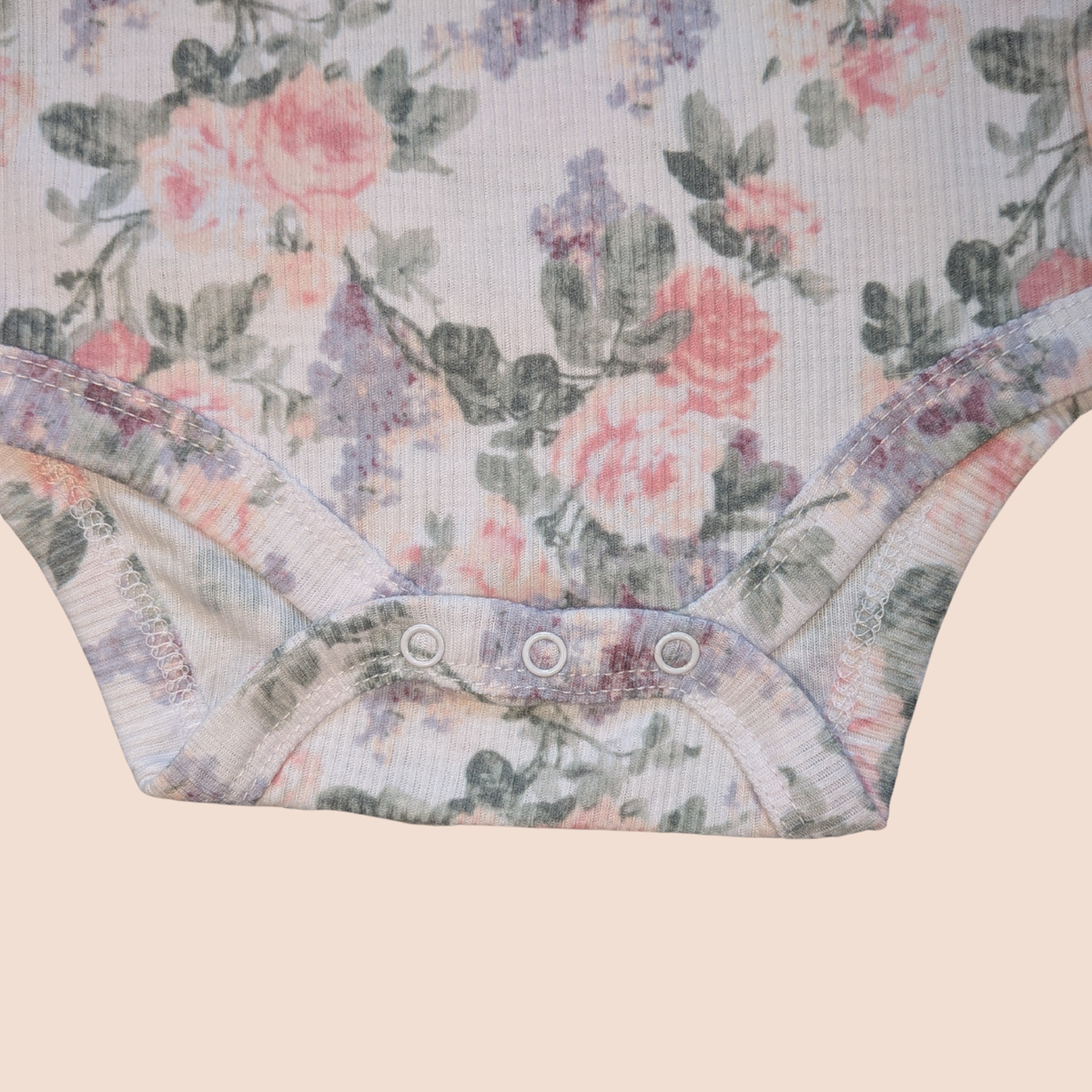Floral Bodysuit, Shorts + Sun Hat