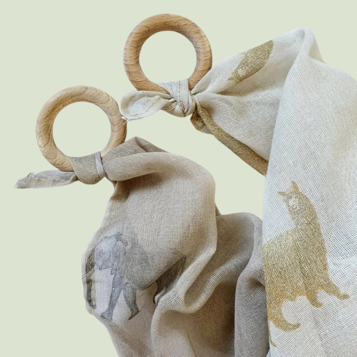 Teething Comforters - Aged Alpaca