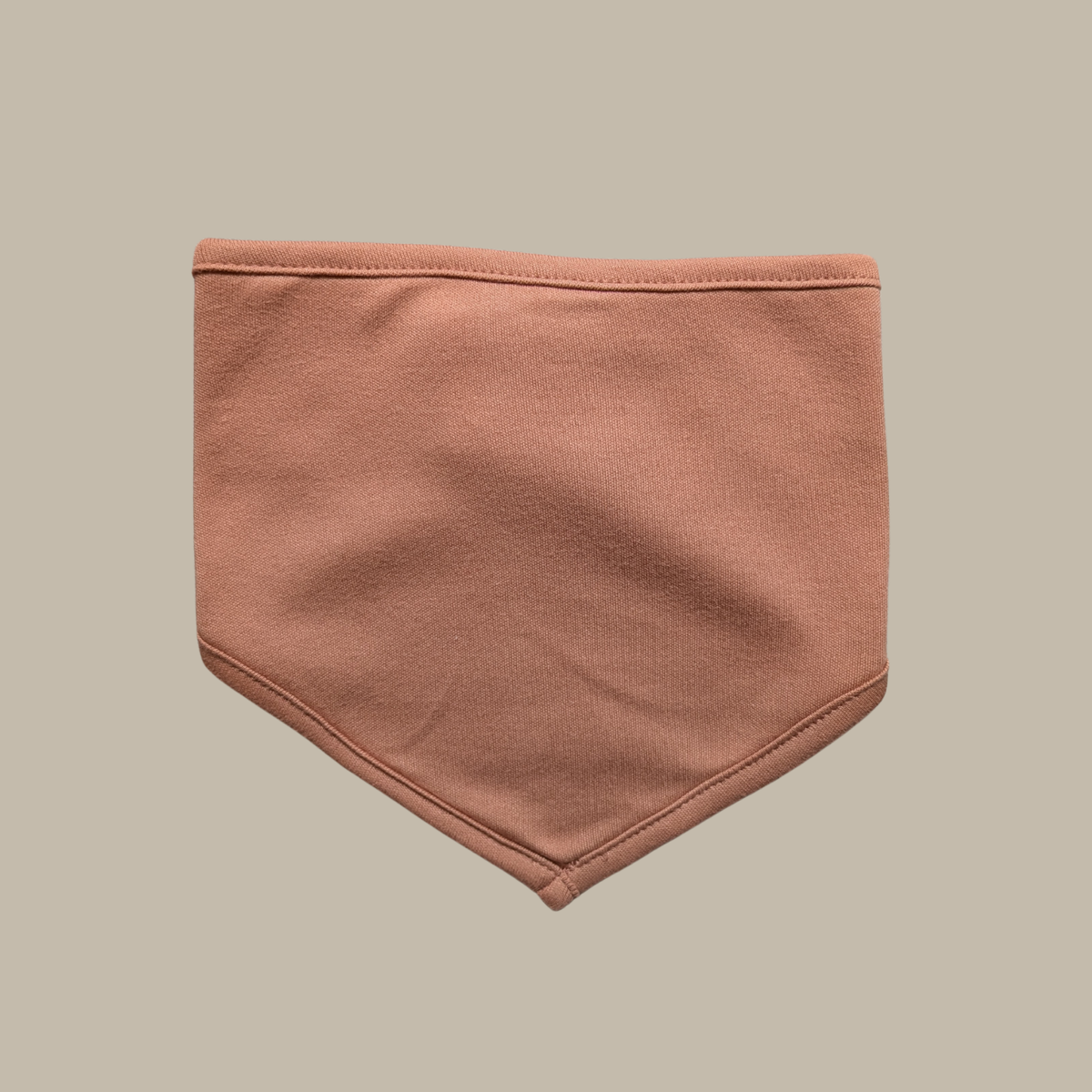 Terracotta cotton bib 